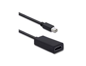 Qoltec Mini DisplayPort v1.1 męski HDMI A żeński 4K 0.2m