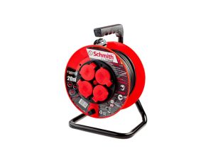 Przedłużacz bębnowy 4 gniazda z/u 3x2,5mm IP44 20m H05RR-F Schmith