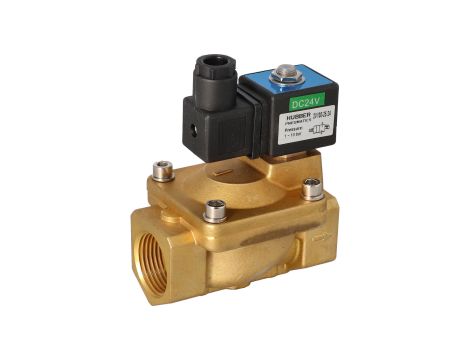 HUBBER - Elektrozawór 2/2 1' 24Vdc 0,5-7 Bar
