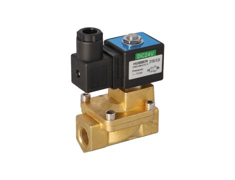HUBBER - Elektrozawór 2/2 3/8' 24Vdc 0,1-1 Mpa