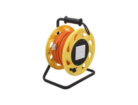 Przewód S/FTP Cat 6a Cu 26AWG LSZH 60m pomarańczowy