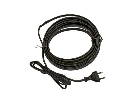 PRZEWÓD GRZEJNY 300W kabel grzewczy 8mm samoregulujący z WTYCZKĄ 230V 15M