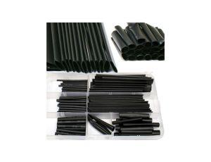 ZESTAW RUREK RURKI TERMOKURCZLIWE KOSZULKI OCHRONNE BOX 127 SZT CZARNE