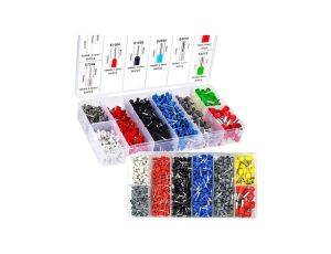 ZESTAW TULEJEK DO ZACISKANIA KONEKTORÓW KOŃCÓWEK KABLI BOX 1200 ELEMENTÓW