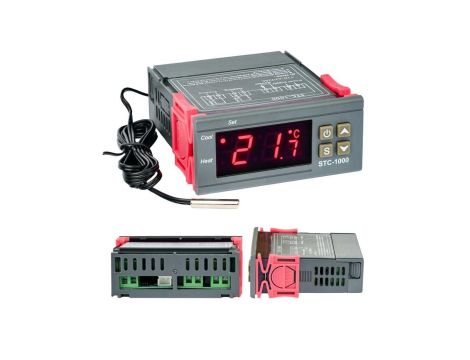 TERMOSTAT ELEKTRONICZNY REGULATOR TEMPERATURY STEROWNIK CYFROWY 2300W 230V