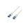 Patchcord SFTP 15m Cat6a Superflex szary na kablu Cat7