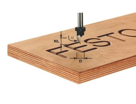 FESTOOL FREZ DO NAPISÓW HW S8 D11/60