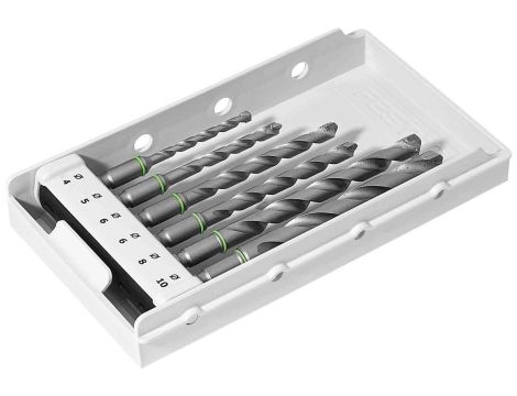 FESTOOL WIERTŁA DO BETONU DB STONE CE SET TL ZESATAW 6 szt. 4-5-6-6-8-10mm