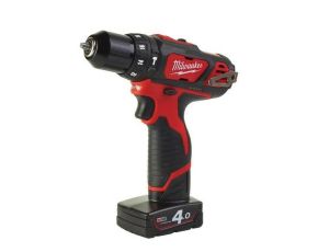 MILWAUKEE WIERTARKO-WKRĘTARKA UDAROWA 12V 38Nm 2x4,0Ah LI-ION M12BPD-402C