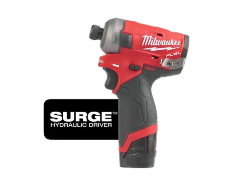 MILWAUKEE ZAKRĘTARKA UDAROWA HYDRAULICZNA 12V 50Nm 2x2,0Ah M12FQID-202X