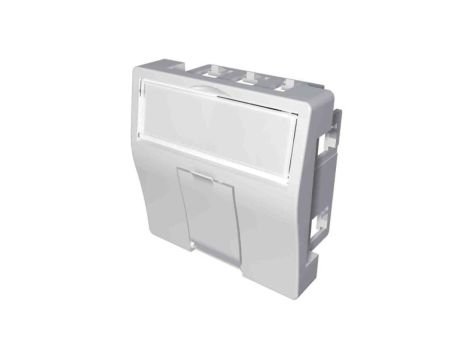 Plastron, l. otworów: 1, RJ45, Prosty