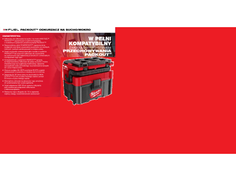 MILWAUKEE.ODKURZACZ PACKOUT M18FPOVCL-0