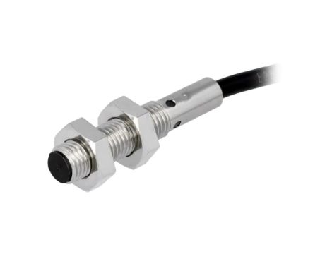 E2BS08KS01WPC12M Czujnik indukcyjny o zasięgu 01,5mm, konfiguracji wyjścia NPN / NO, napięciu zasilania 1030VDC, obudowie M8