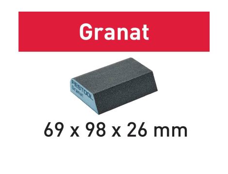FESTOOL GĄBKA SZLIFIERSKA 69x98x26 P120 COMBI GRANAT 6szt.