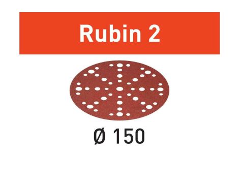 FESTOOL KRĄŻEK ŚCIERNY STF D150/48 P120 RUBIN2 10szt.