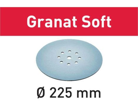 FESTOOL KRĄŻEK ŚCIERNY STF D225 P400 GRANAT SOFT 25szt.