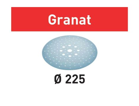FESTOOL KRĄŻEK ŚCIERNY STF D225/128 P120 GRANAT 25szt.