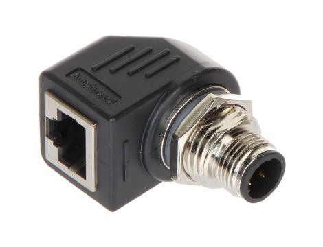 Adapter kątowy M12D-W/RJ45-G