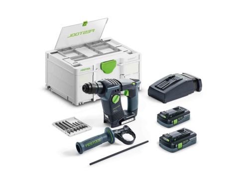 FESTOOL MŁOTOWIERTARKA BHC 18 HPC4,0 I-PLUS 2x4,0Ah