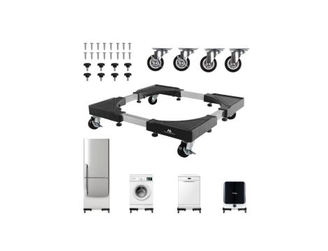 Podstawa pod pralkę ruchoma Maclean, blokada kółek, szer. 500-700mm, uniwersalna, do 200kg, MC-118 B