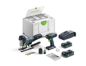 FESTOOL ZESTAW WKRĘTARKA + WYRZYNARKA T18+3/PSC 420 HPC I-SET