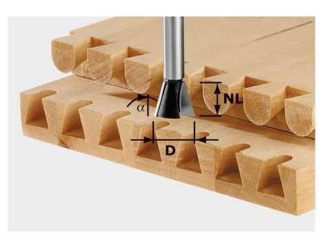 FESTOOL FREZ DO PŁETWIN HW VS600 D20x26x8 Z2 RL