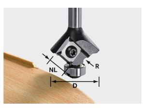 FESTOOL FREZ DO ZAOKRĄGLEŃ S8 HW R2 D28 KL12,7OFK