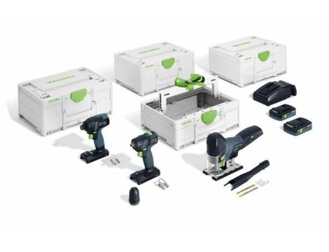 FESTOOL ZESTAW COMBO MONTAŻOWY TID 18/TXS 18/PSC 420/TB M 137