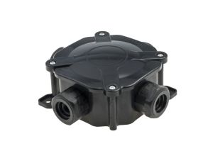 Puszka n/t hermetyczna PH PG16 75x75x33 5x4mm2 IP67 czarna A.0035C