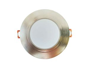 Oprawa downlight LED 8W 560lm 3000K/ciepła IP65/20 okrągły do wbudowania matowy chrom LED BONO-R Matt chrome 8W WW GXLL038