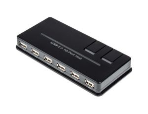 Hub USB USB 2.0 10 Magistrala USB USB A, RS PRO
