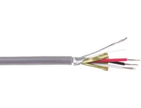 Wielożyłowy kabel przemysłowy Ekranowany 3 0,22 mm 1 A 300 V Polichlorek winylu PVC 4mm 500m RS PRO