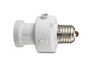 Oprawa żarówki z czujnikiem zmierzchu timer Maclean Energy MCE21W E27 100W kolor biały MCE21