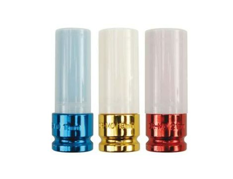 KOMPLET NASADEK UDAROWYCH 1/2 DO FELG ALUMINIOWYCH