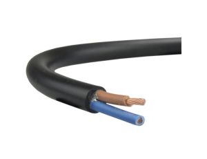 Przewód prądowy H03VV-F / OMY 300V 2x1,5 czarny linka Elektrokabel /500m/
