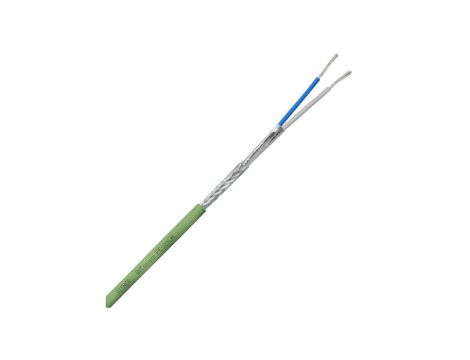 Kabel transmisyjny BiTsensor PE(St)CH B2ca do magistrali szeregowej RS485 bezhalogenowy 1x2x0,22mm2 zielony Bitner 500m