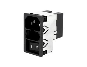 KMF1.1161.11Złącze zasilające AC gniazdo męskie 6A 250VAC IEC 60320 KMF