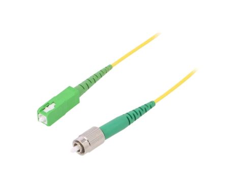 FIBRAIN-PATCH-010 Patch cord światłowodowy FC/APC,SC/APC 5m Światłowód: 9/125um