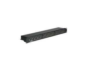 VALUE Patch panel kat.5e (klasa D) 19, 24P, ekranowany, czarny