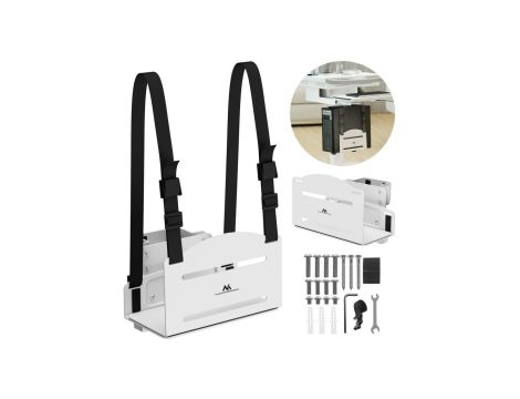 Uchwyt do komputerów CPU Maclean, zakres 122-212mm, max. obciążenie 10kg, biały, MC-116 W