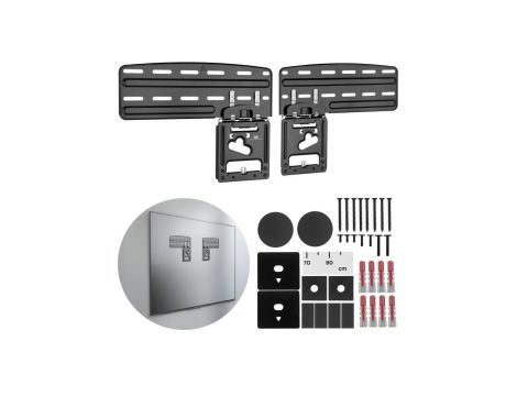 Uchwyt do TV Maclean, kompatybilny z telewizorami Samsung QLED, 43-85, max. 60kg, MC-806 N