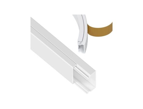 Kanał Kablowy Korytko Elektroinstalacyjne MKI 15/32 mm z Taśmą Biały 2 m