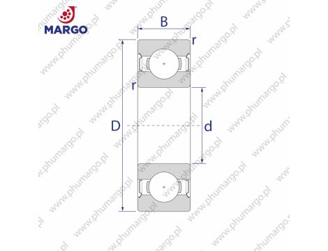 Timken - Łożysko 6022 ZZ C3 110 x 170 x 28