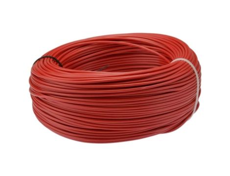 Przewód instalacyjny H07V-K / LgY 1,5 750V czerwony linka giętka Elektrokabel 25m