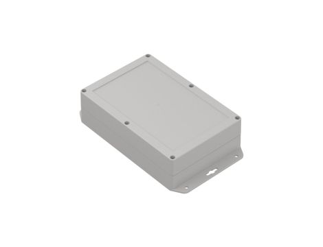 ZP210.140.60SUJ-IP67 TM PC - Obudowa hermetyczna ZP210.140.60 jasna z uszami z uszczelką zalewaną i tulejkami mosiężnymi PC