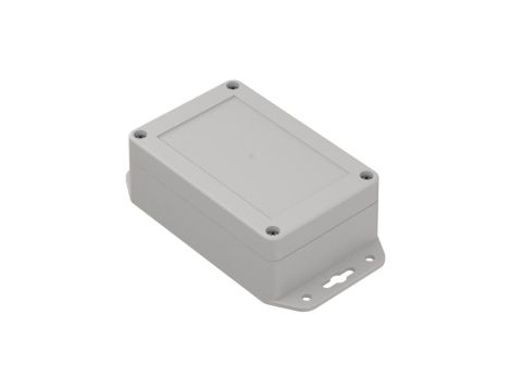 ZP120.80.45UJ TM PC - Obudowa plastikowa ZP120.80.45 jasna z uszami i z tulejkami mosiężnymi PC