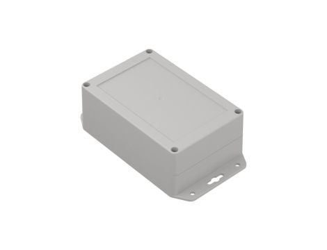 ZP150.100.60SUJp-IP67 TM PC - Obudowa hermetyczna ZP150.100.60 jasny dół z uszami - bezbarwna góra z uszczelką zalewaną i tulejk