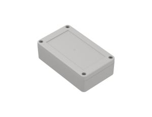 ZP125.75.37JpH TM PC - Obudowa hermetyczna ZP125.75.37 jasny dół - bezbarwna góra z uszczelką i tulejkami mosiężnymi PC