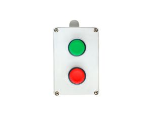 ZEB118.78.55-2 ABS - Obudowa plastikowa zeb118.78.55-2 z materiału ABS, jasnoszara z tulejkami mosiężnymi i frezowanym gwintem m