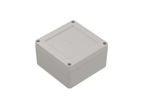 ZP105.105.60SJp-IP67 TM PC - Obudowa hermetyczna ZP105.105.60 jasny dół - bezbarwna góra z uszczelką zalewaną i tulejkami mosięż